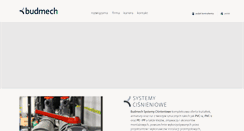Desktop Screenshot of budmech.pl